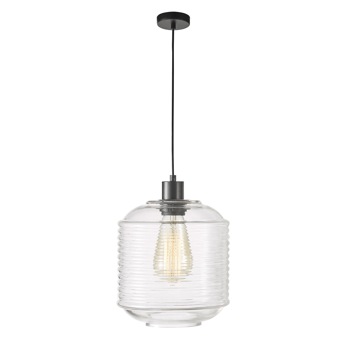 Single Clear Glass Pendant - Marconi.25