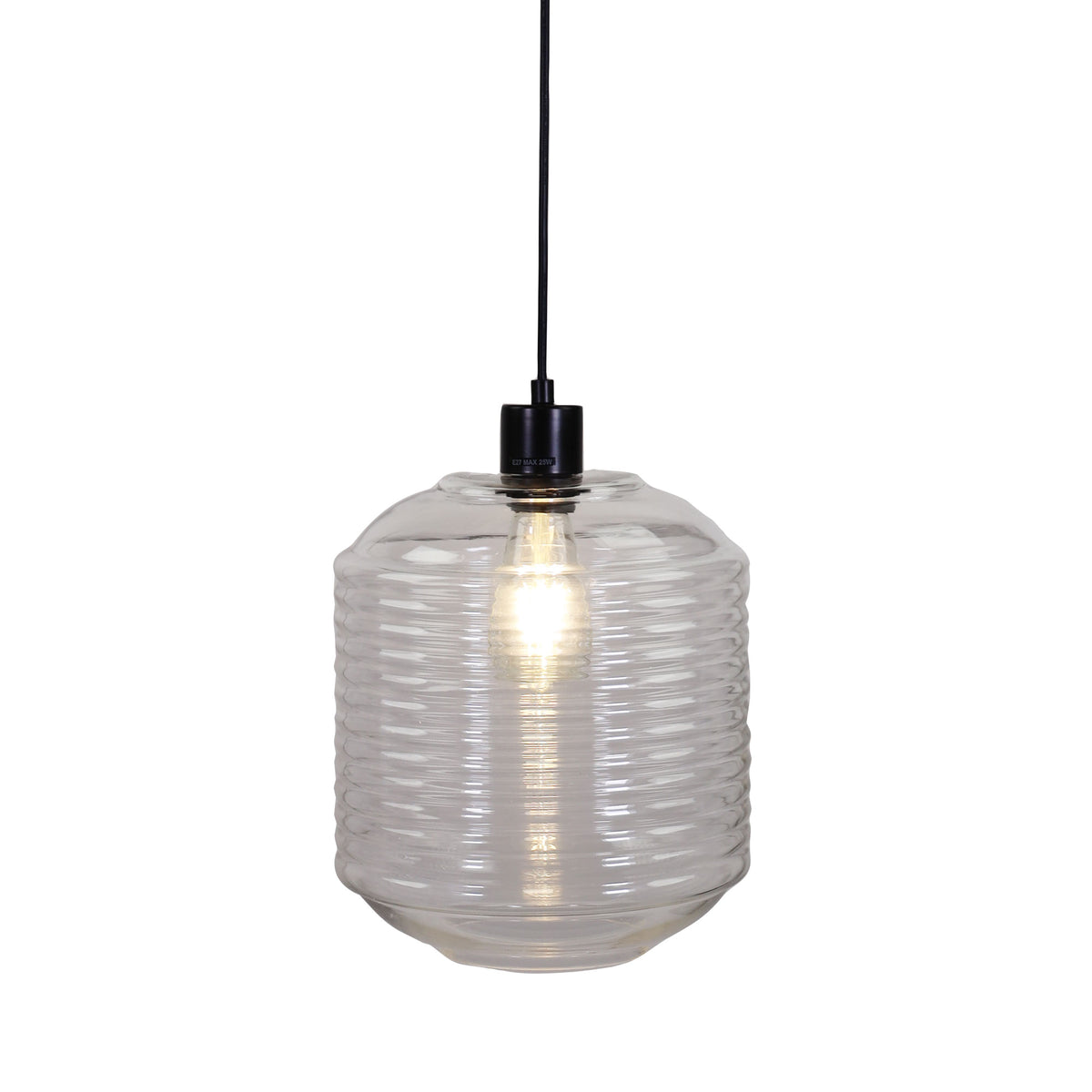 Single Clear Glass Pendant - Marconi.25