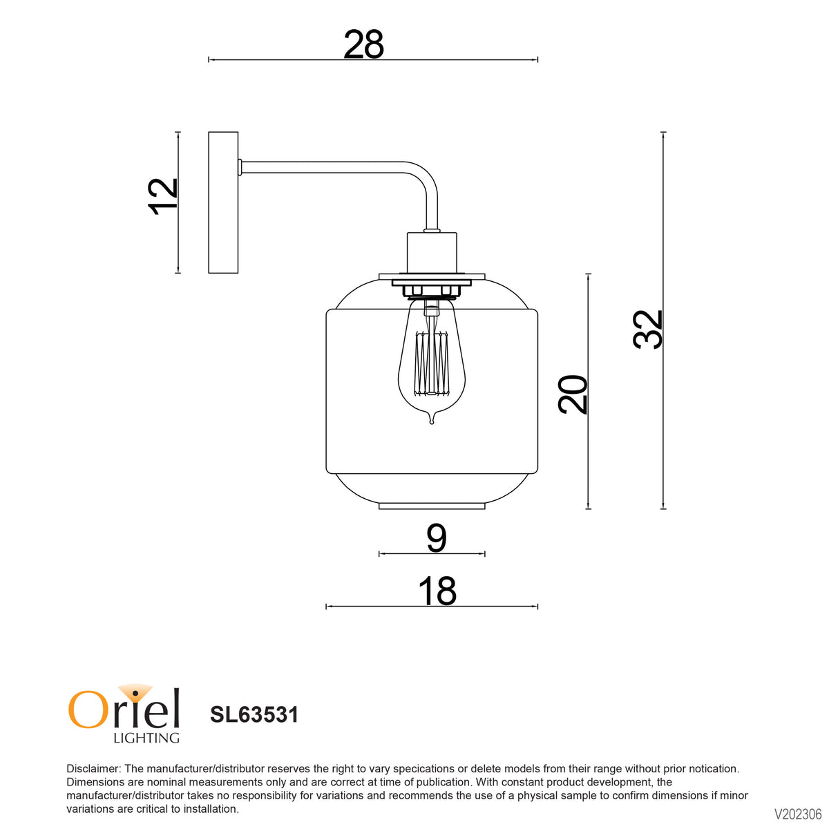 Opal Glass Wall Sconce - Marconi Wall