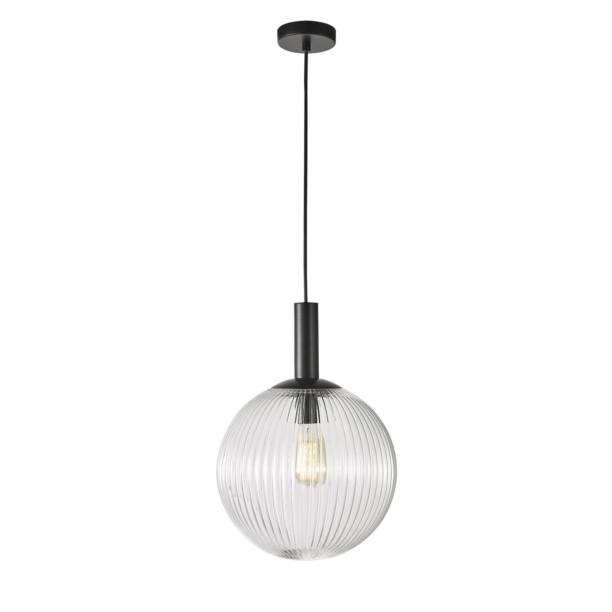 Single Clear Glass Pendant - Legarno.30