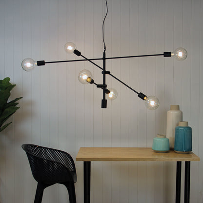Large Contemporary Pendant - Chelsea.120 Black