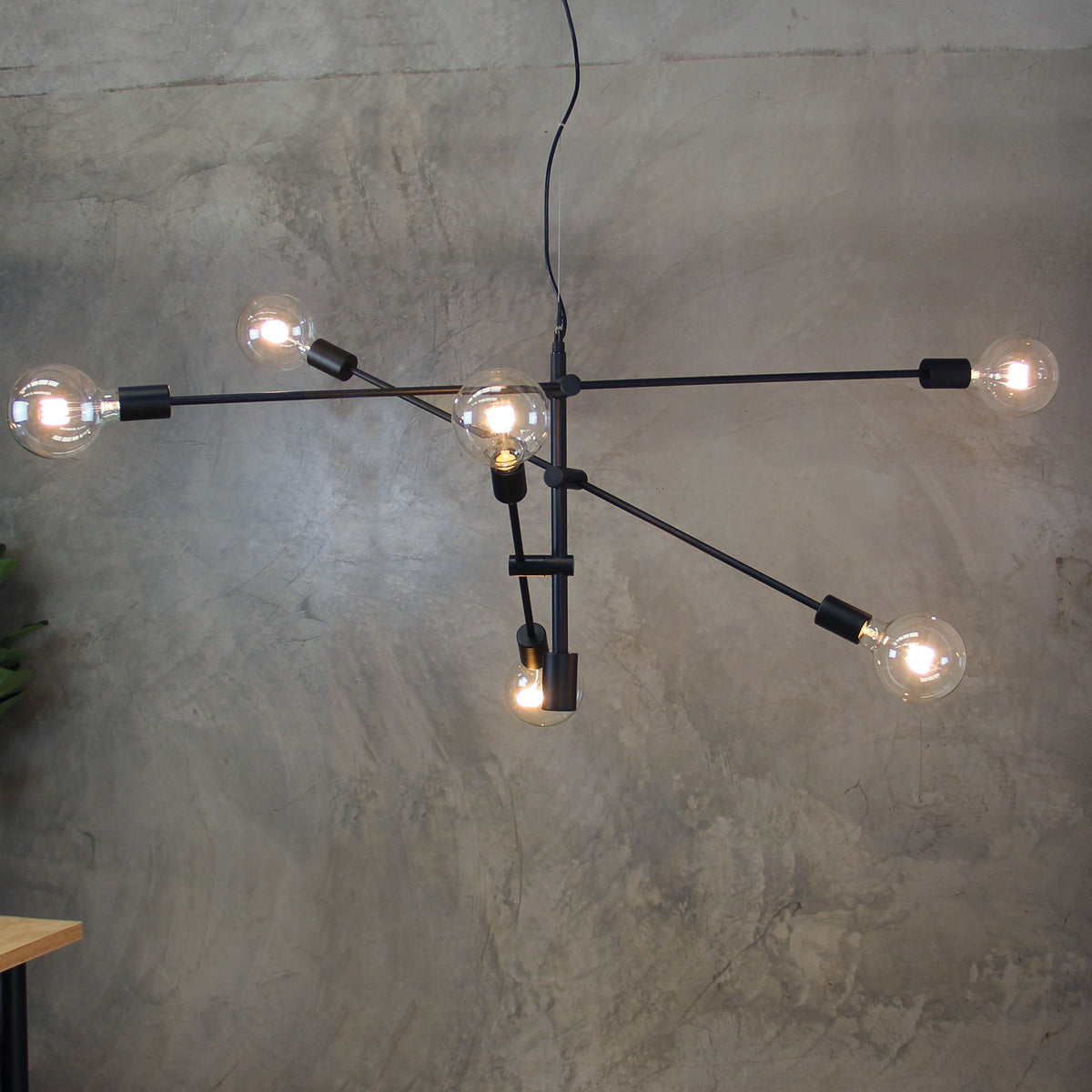 Large Contemporary Pendant - Chelsea.120 Black