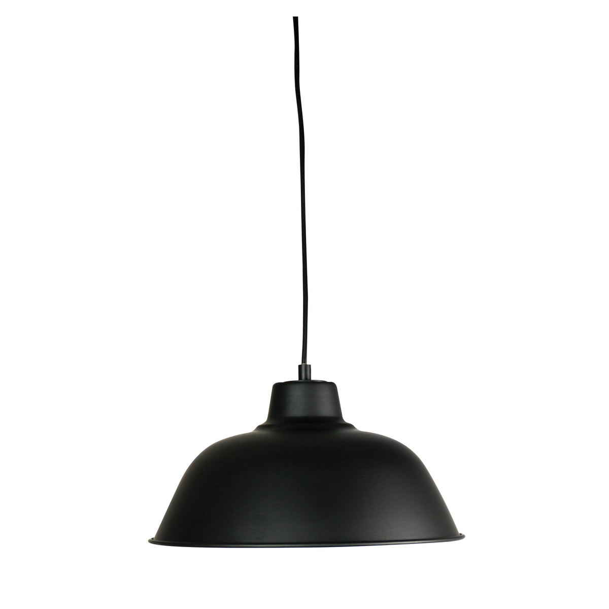 Retro Industrial Pendant Black - Forge 300