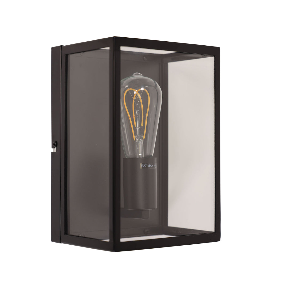 Urban Retro Wall Light with Clear Glass - Eaton Wall