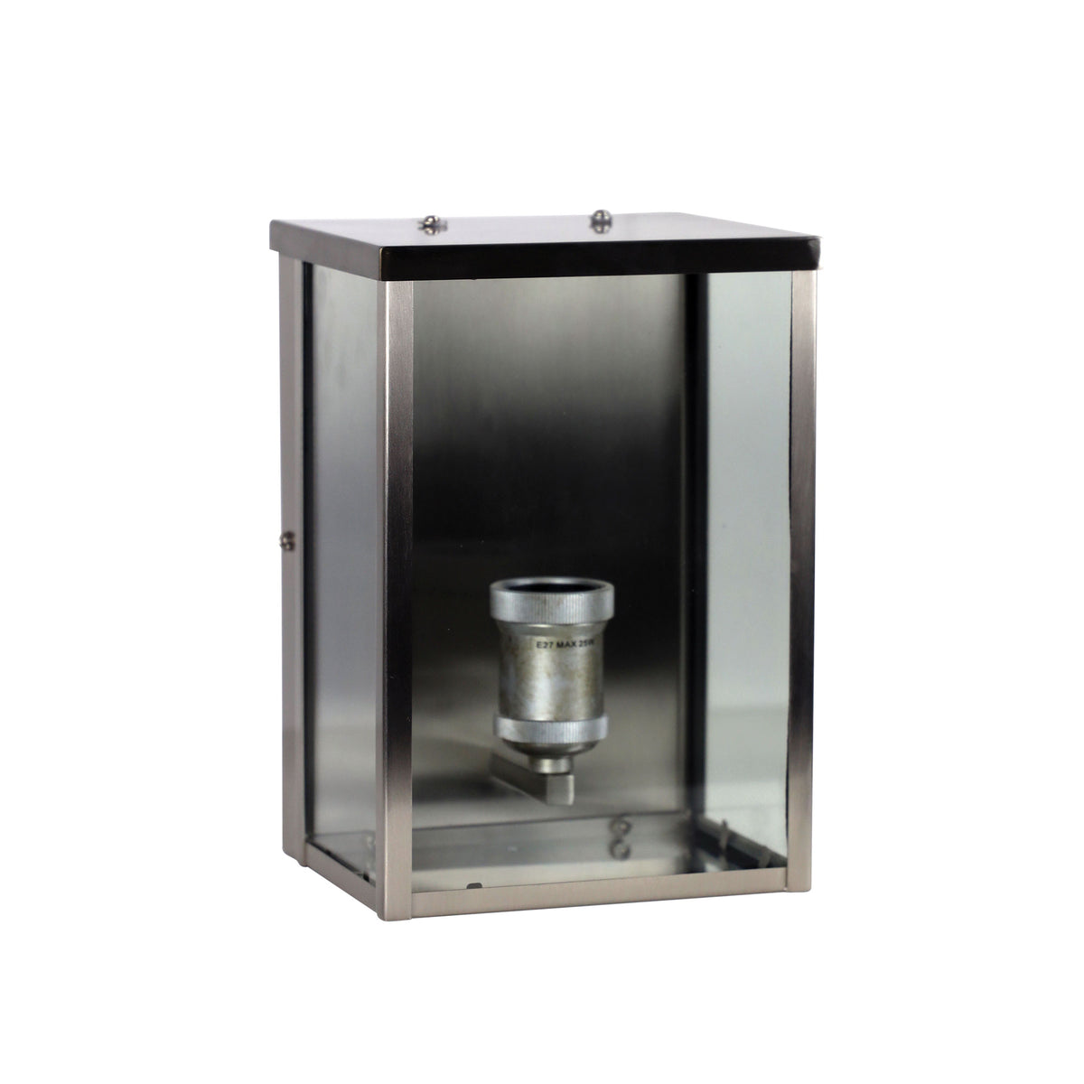 Brushed Chrome Hamptons Style Outdoor Wall Sconce - Oakland Brushed Chrome