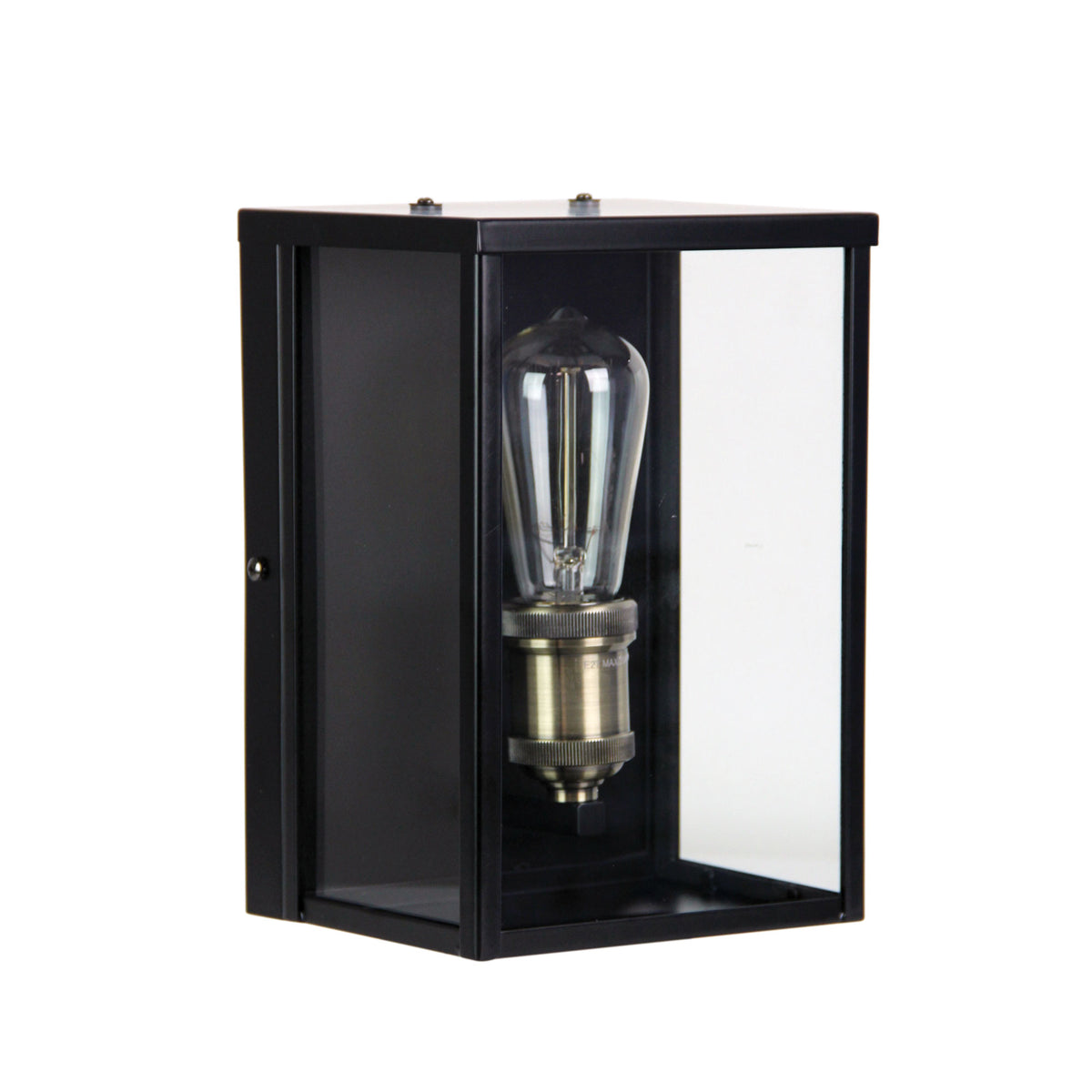 Hamptons Style Outdoor Wall Sconce - Oakland Black