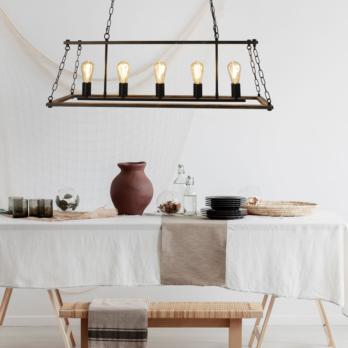 5 Light Pendant - Island