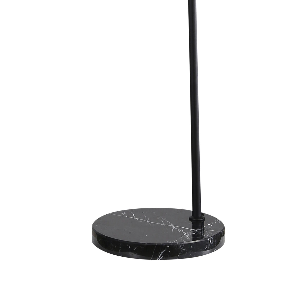 Arc Floor Lamp with Marble Base - Marmo Black