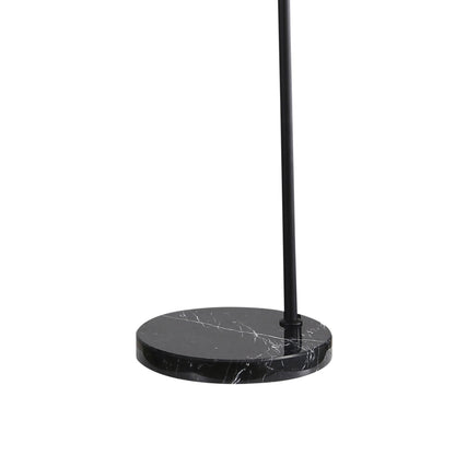 Arc Floor Lamp with Marble Base - Marmo Black
