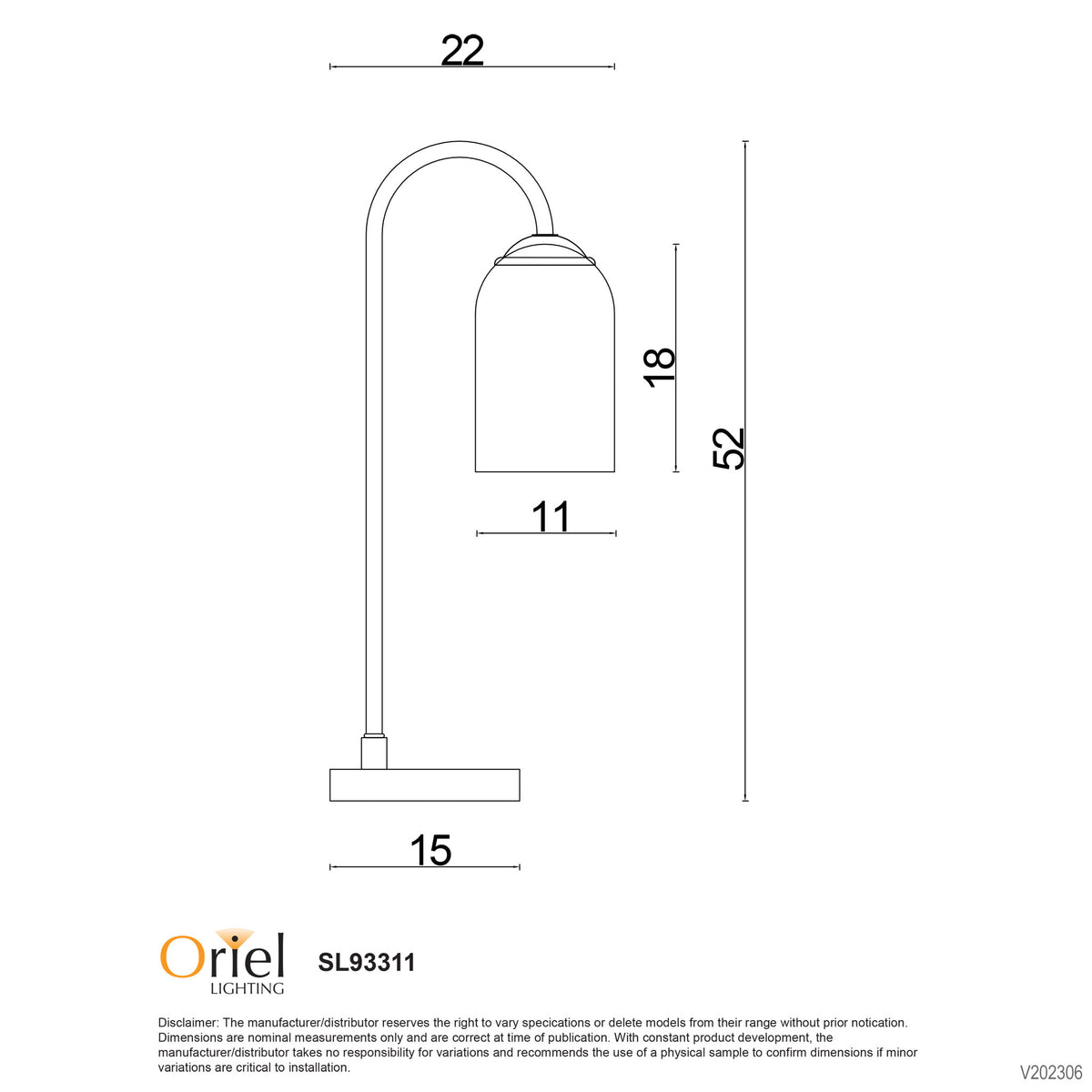 Opal Matt Glass Table Lamp - Arlington Table