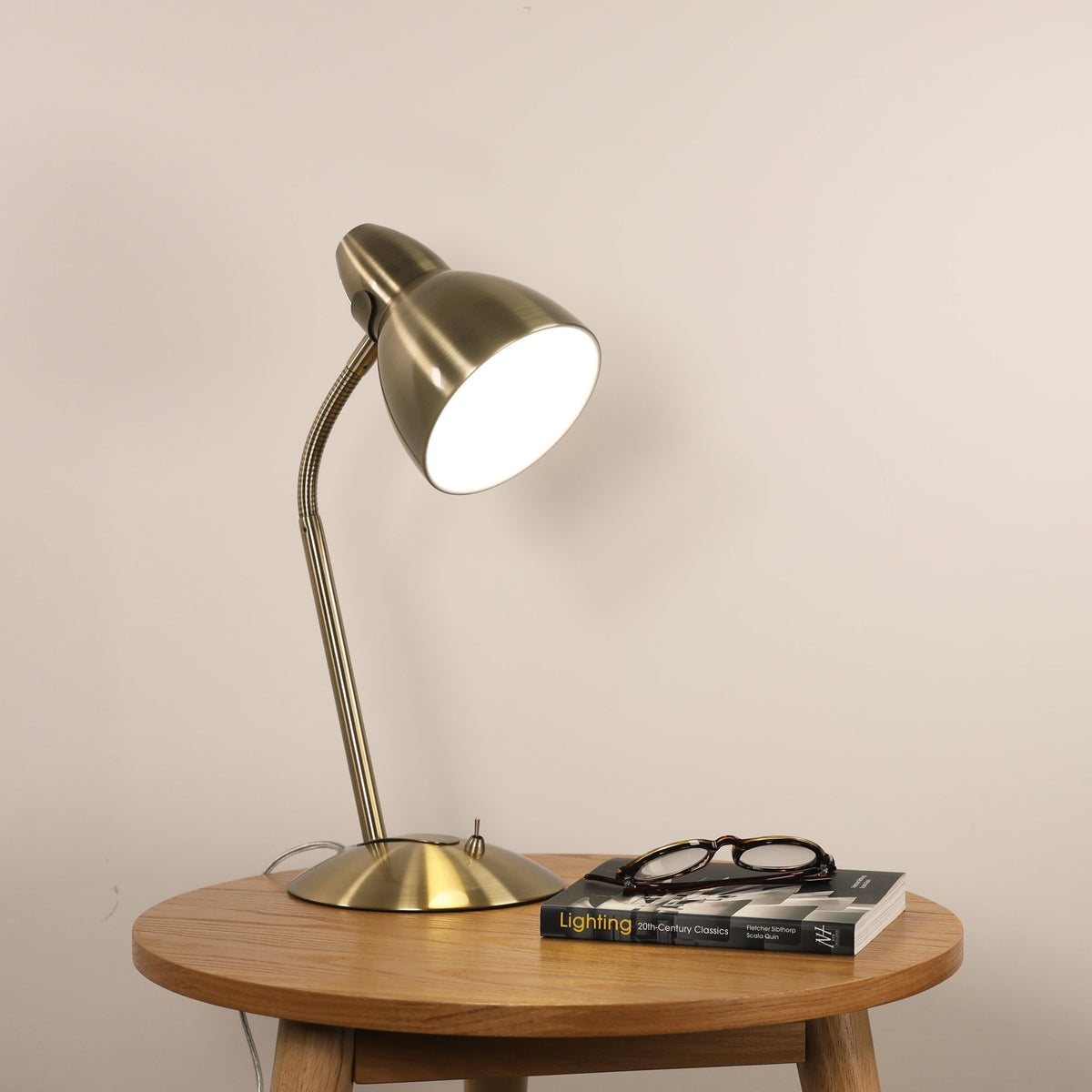 Classic Gooseneck Task Lamp - Trax Antique Brass