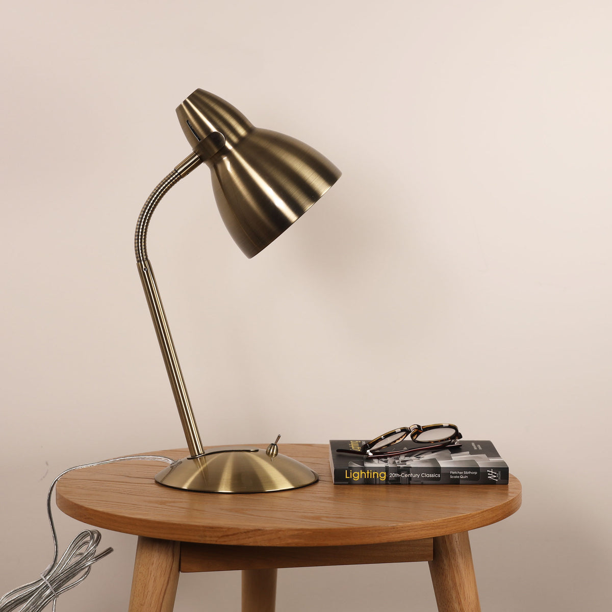 Classic Gooseneck Task Lamp - Trax Antique Brass