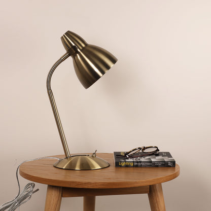 Classic Gooseneck Task Lamp - Trax Antique Brass