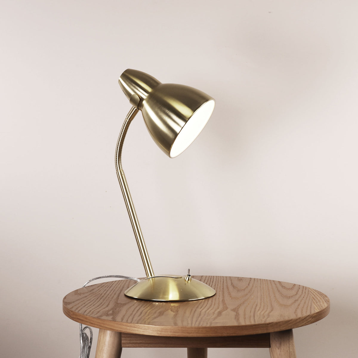 Classic Gooseneck Task Lamp - Trax Satin Brass