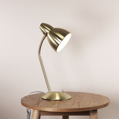 Classic Gooseneck Task Lamp - Trax Satin Brass