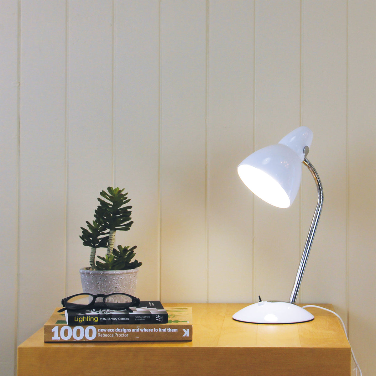 Classic Gooseneck Task Lamp - Trax White