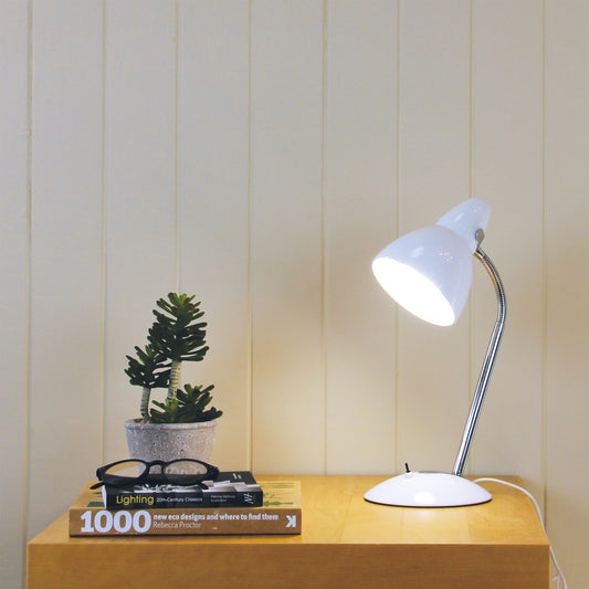 Classic Gooseneck Task Lamp - Trax White