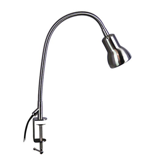 Gooseneck Clamp Lamp Brushed Chrome - Scope Brushed Chrome