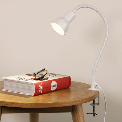 Adjustable Gooseneck Clamp Lamp White - Scope White