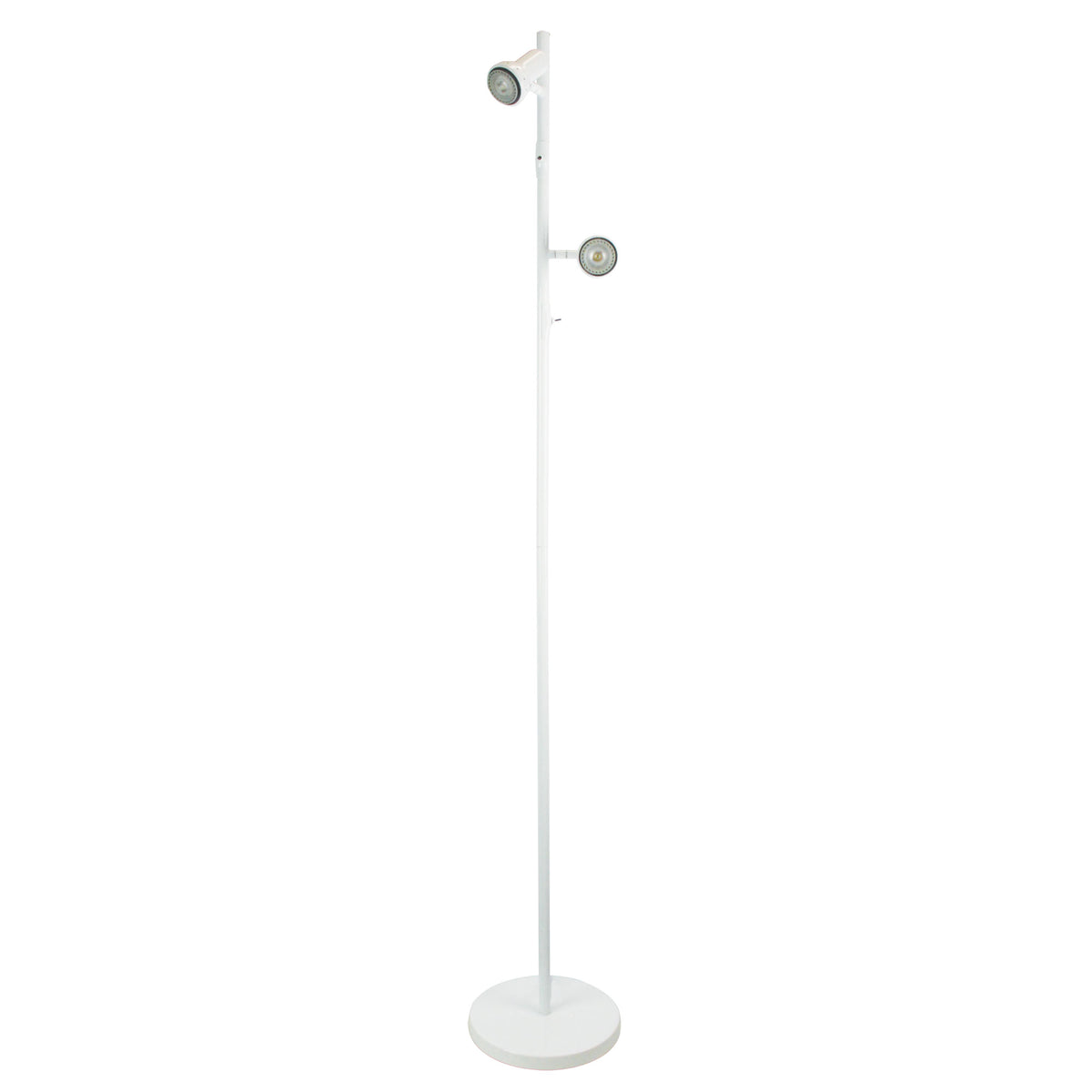Twin Adjustable Floor Lamp White - Daxam LED White