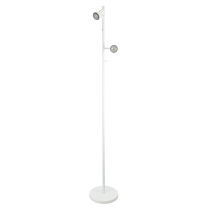 Twin Adjustable Floor Lamp White - Daxam LED White