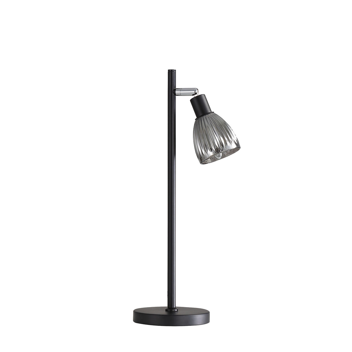 Smoked Glass Task Lamp - Alma Table Lamp