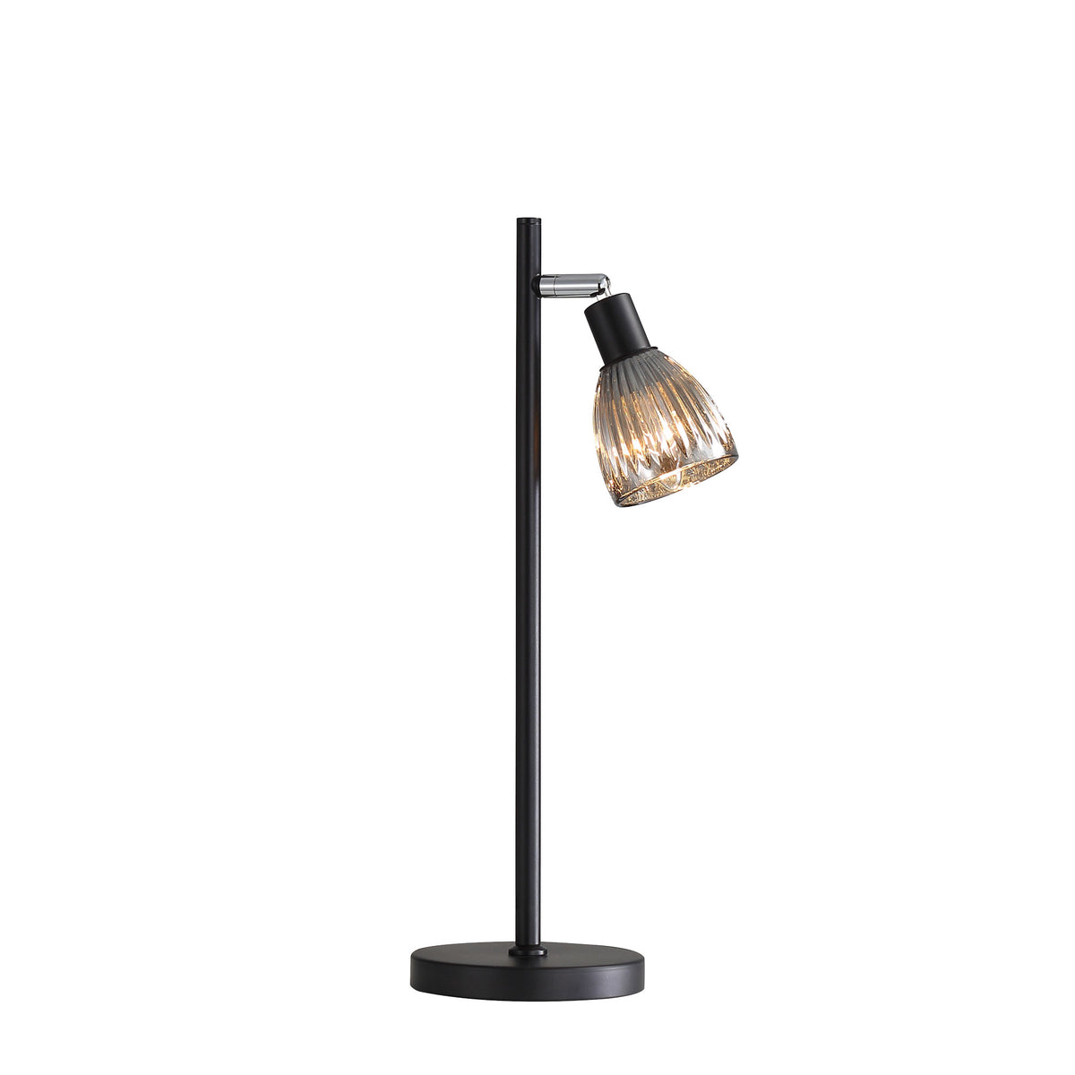 Smoked Glass Task Lamp - Alma Table Lamp