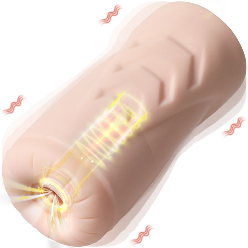 Suctroker Dual Density Vibrating Sucking Vaginal Masturbator V1
