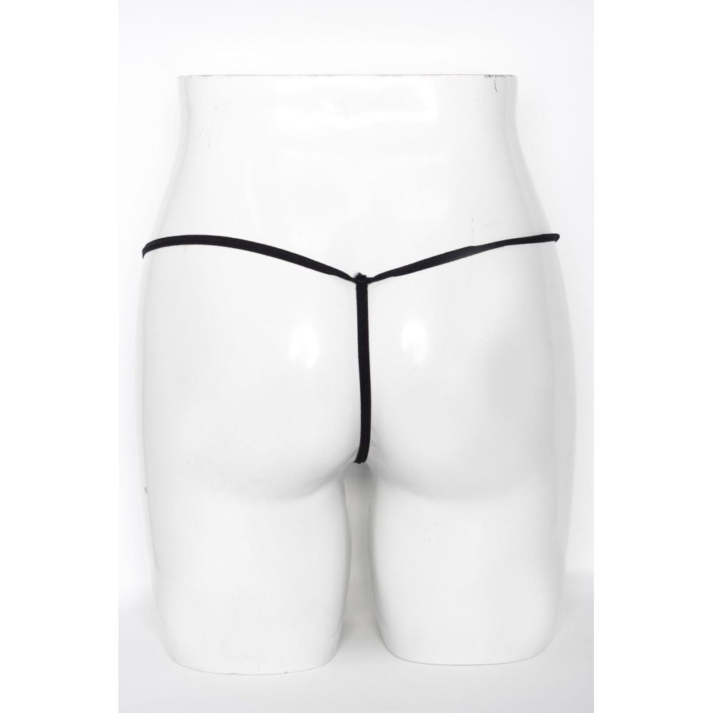 Mesh Net G-String Black