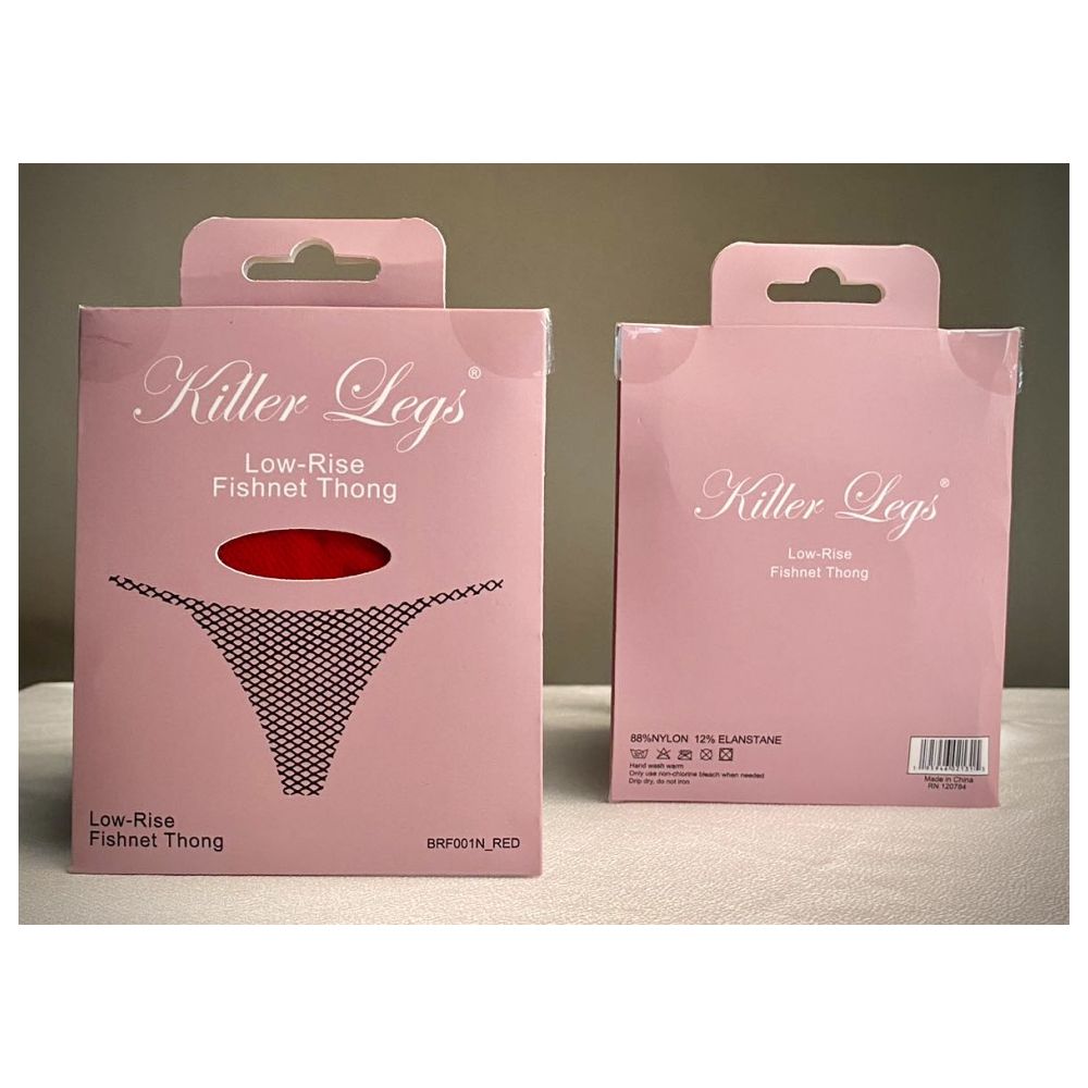 Mesh Net G-String White