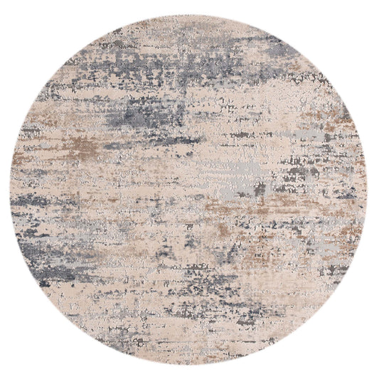 Siena 286 Lt Grey Round Rug