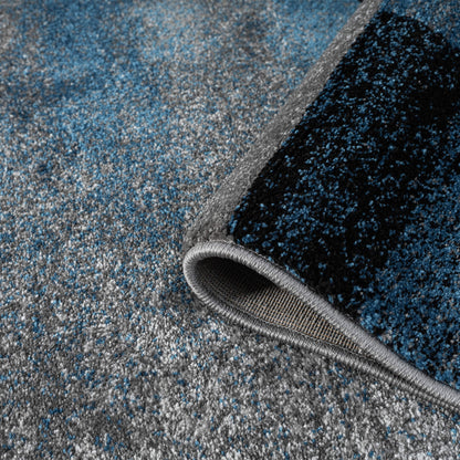 Slate 766 Blue Contemporary Rug