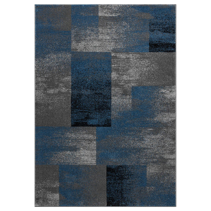 Slate 766 Blue Contemporary Rug