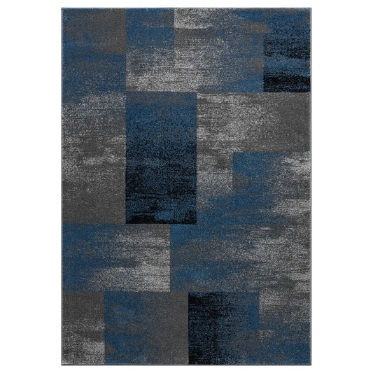 Slate 766 Blue Contemporary Rug