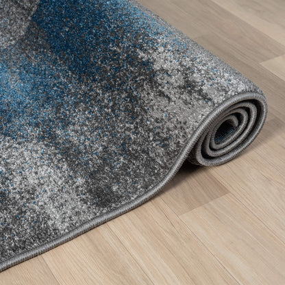 Slate 766 Blue Contemporary Rug