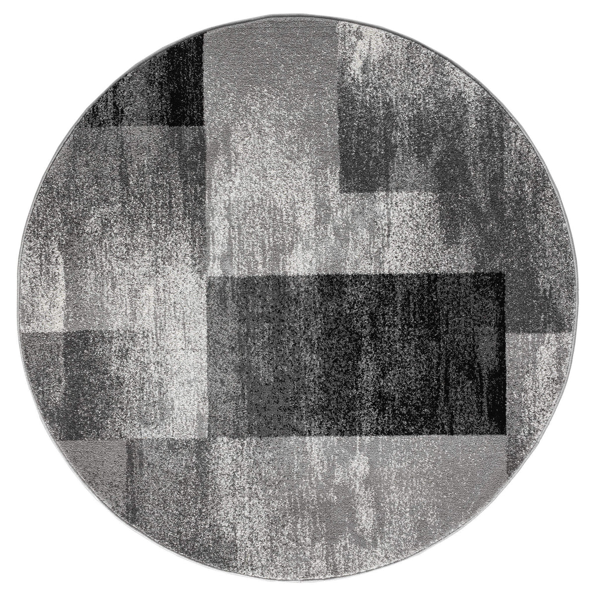 Slate 766 Grey Contemporary Round Rug
