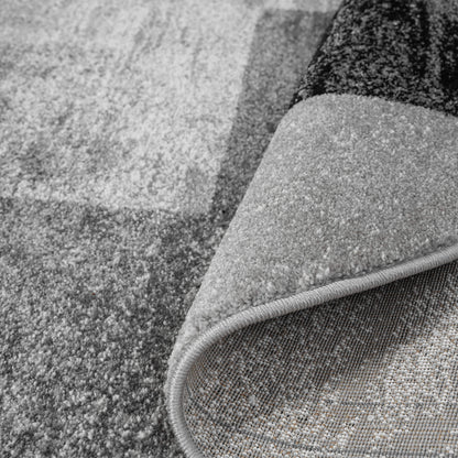 Slate 766 Grey Contemporary Round Rug