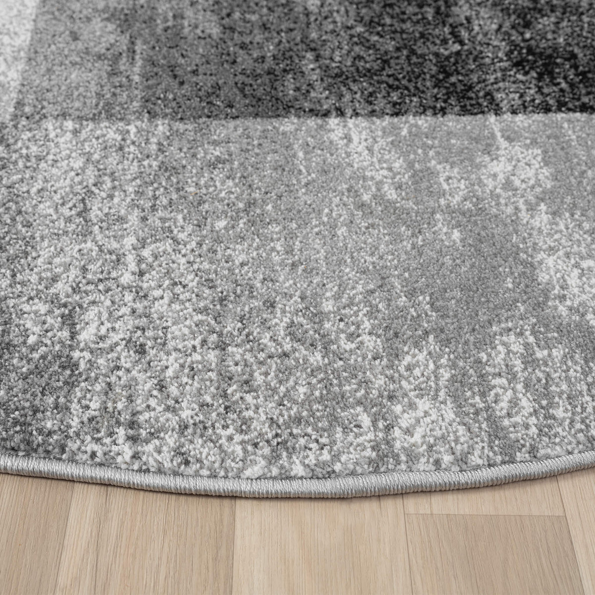 Slate 766 Grey Contemporary Round Rug