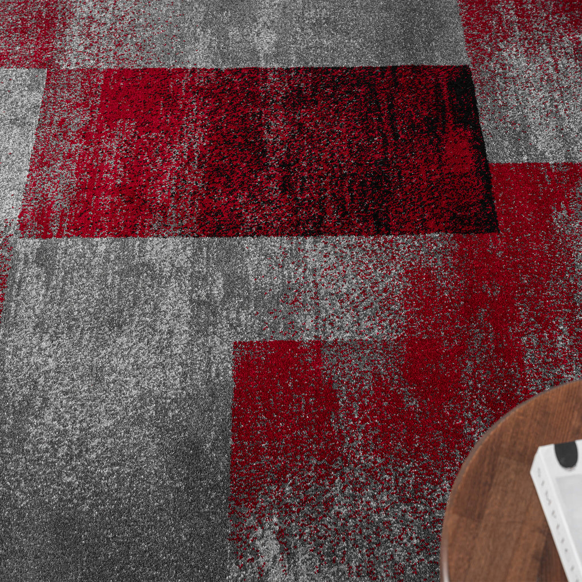 Slate 766 Red Contemporary Rug