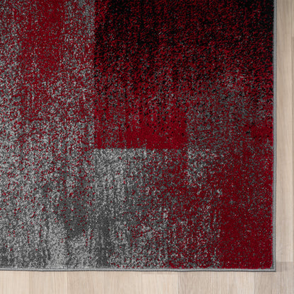 Slate 766 Red Contemporary Rug