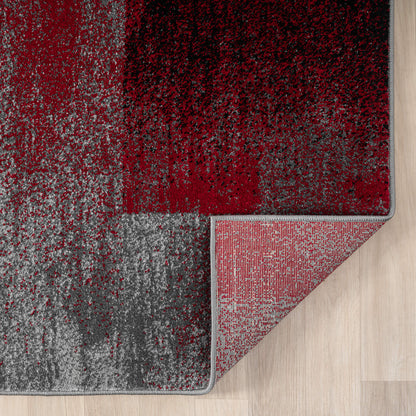 Slate 766 Red Contemporary Rug