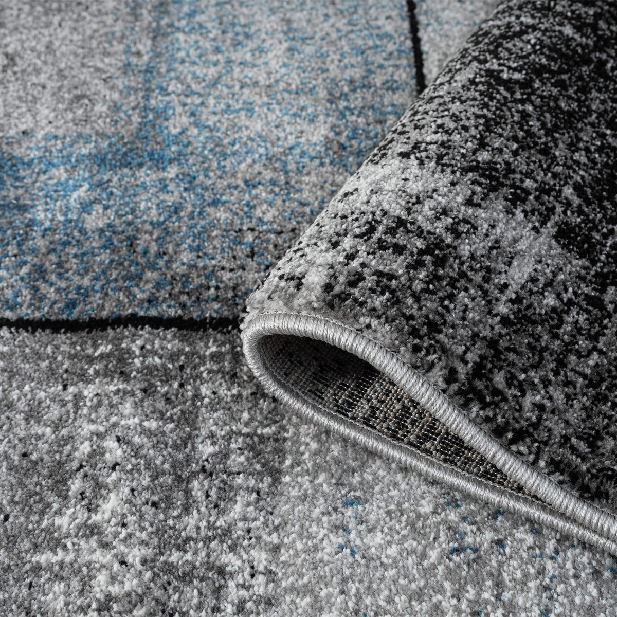 Slate 768 Blue Contemporary Rug