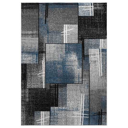 Slate 768 Blue Contemporary Rug