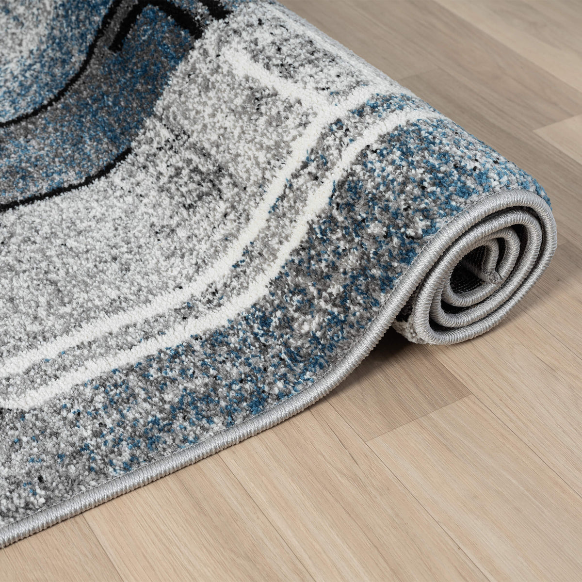 Slate 768 Blue Contemporary Rug