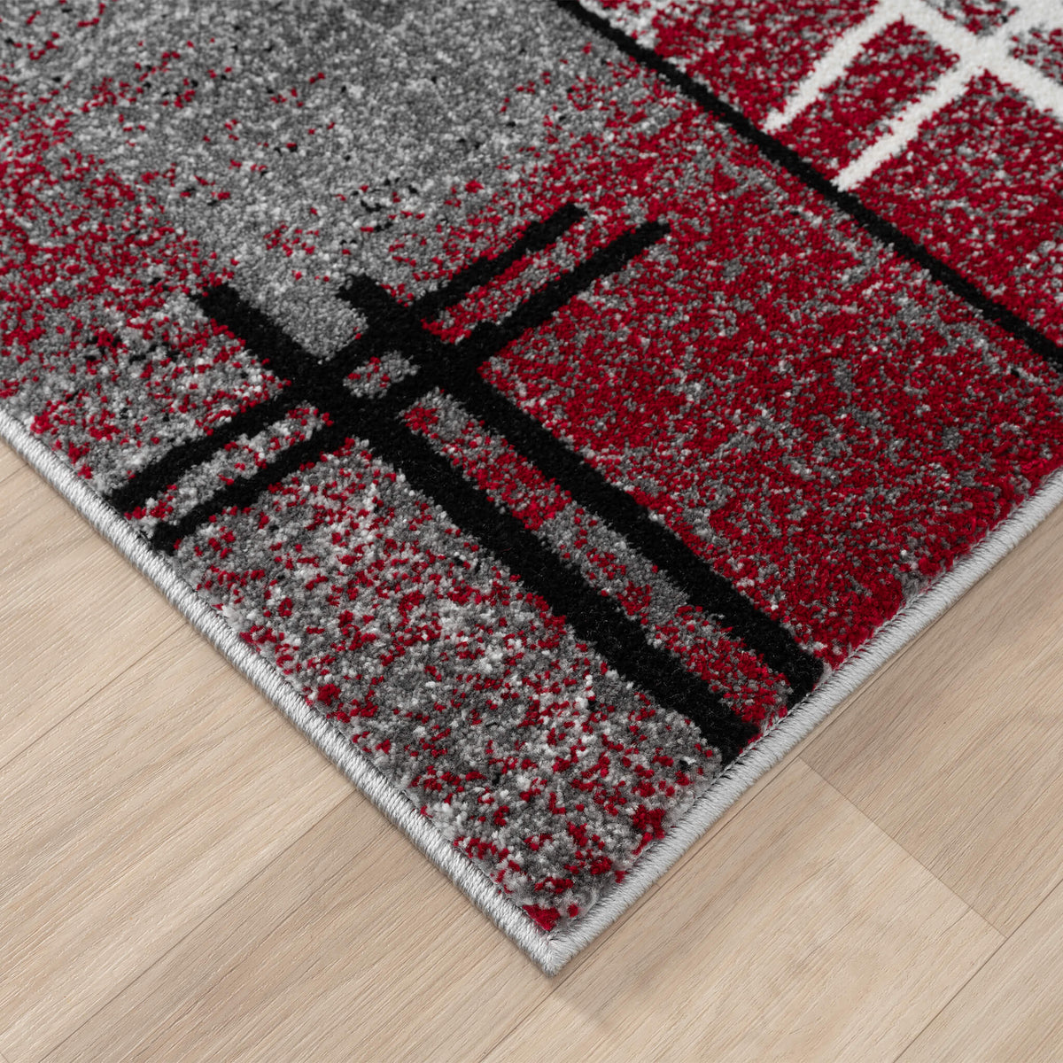 Slate 768 Red Contemporary Rug
