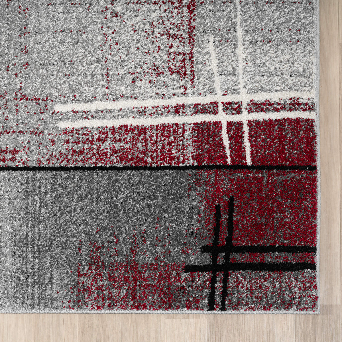 Slate 768 Red Contemporary Rug