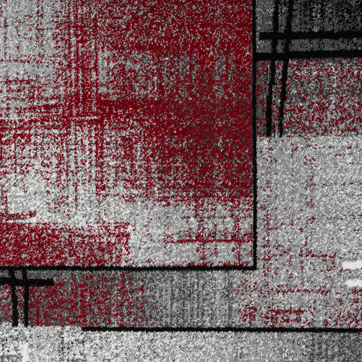 Slate 768 Red Contemporary Rug