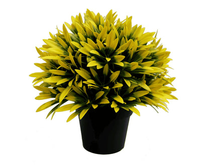 Small Potted Artificial Decorative Yellow Lily Plant UV Resistant 20cm - Image 3