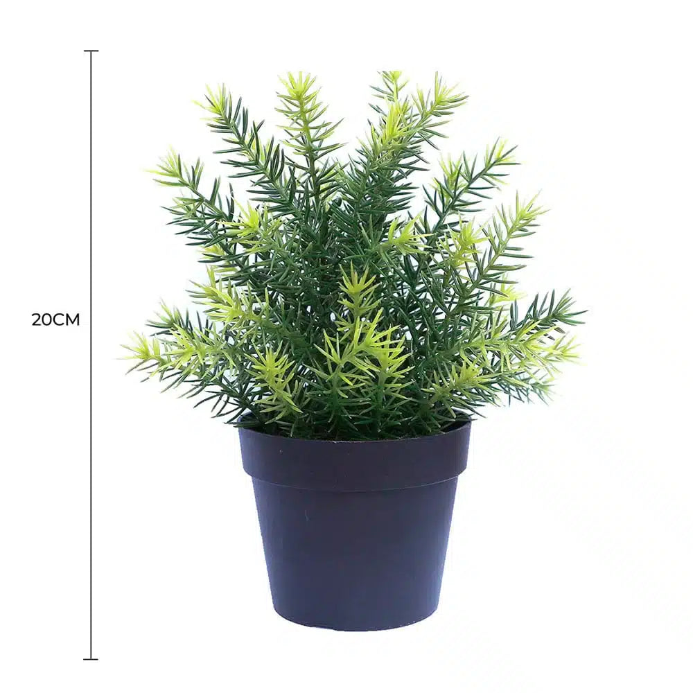 Small Potted Artificial Native Grass Plant UV Resistant 20cm - Image 2
