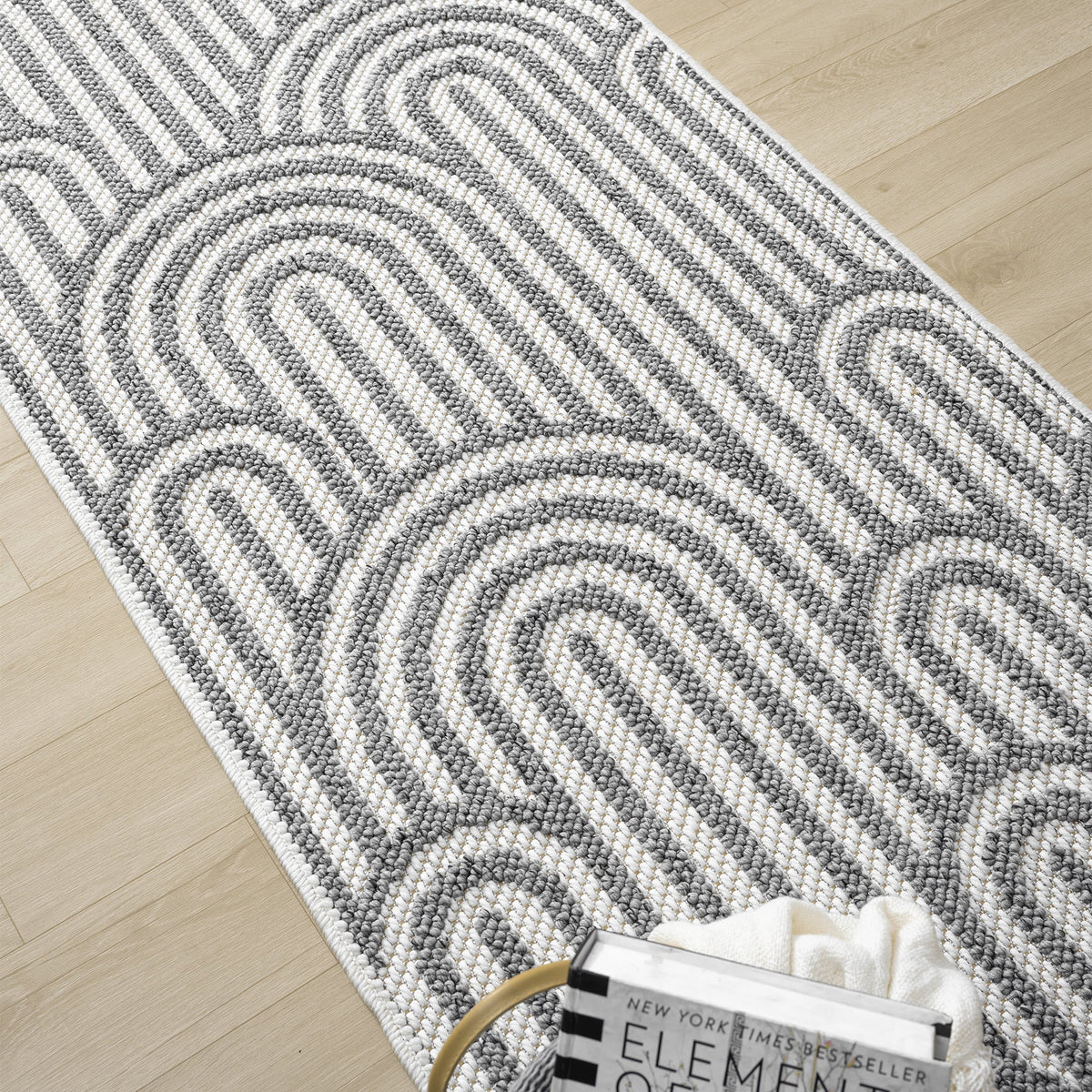 Solace 171 Granite Flatweave Hallway Runner